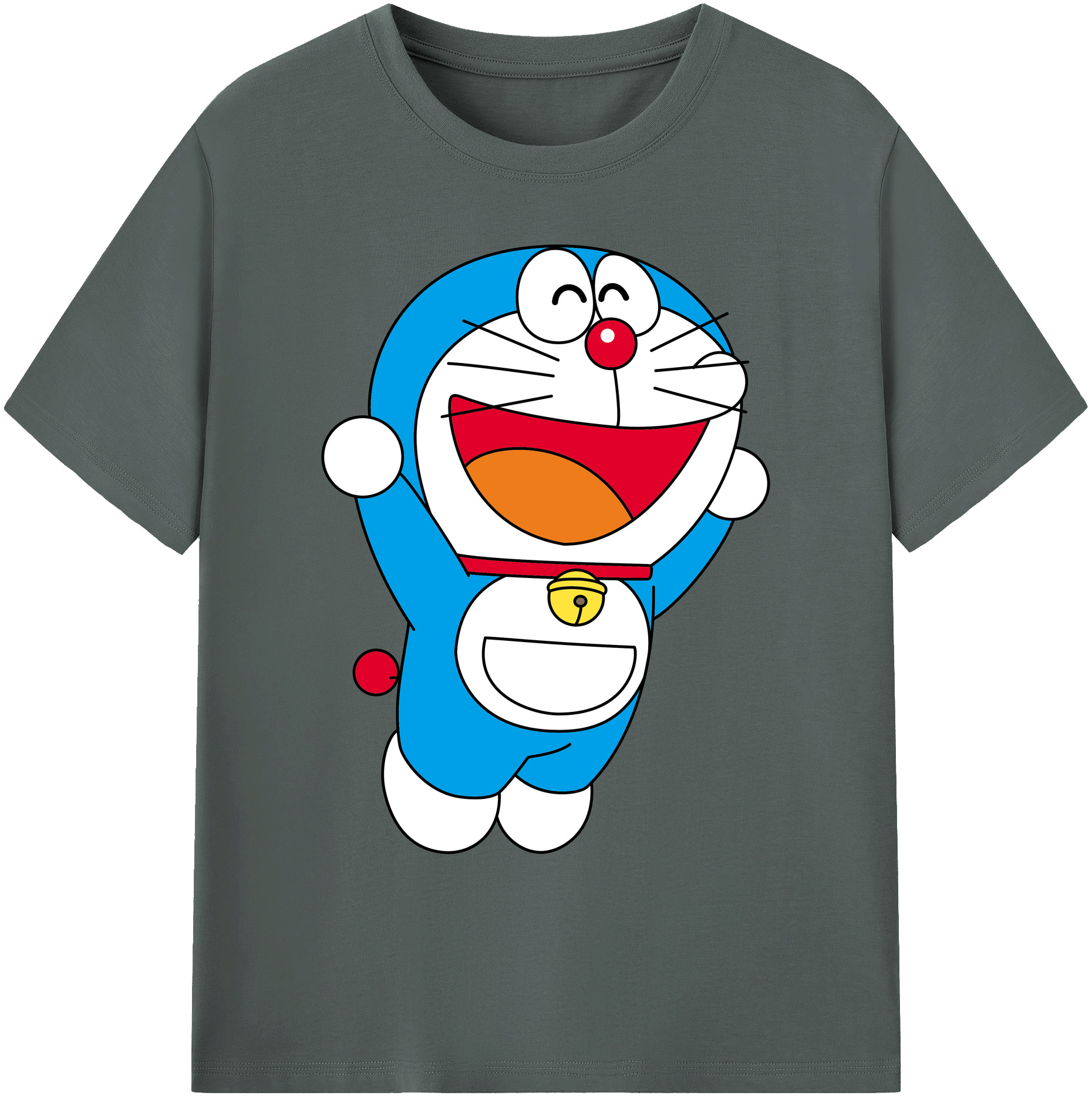 （画像用） ドラえもん Doraemon 綿100％ メンズ半袖Tシャツ｜肌触りやわらか＆通気性
